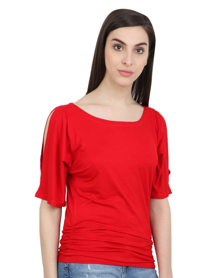 Red Solid Top