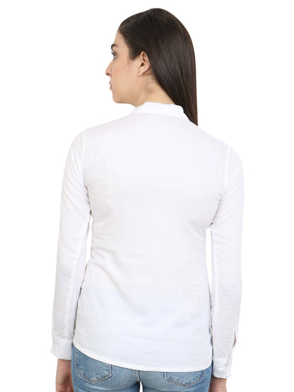 White Solid Top
