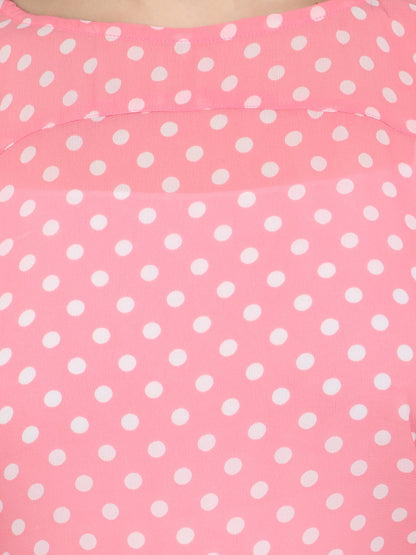 Pink Printed Top