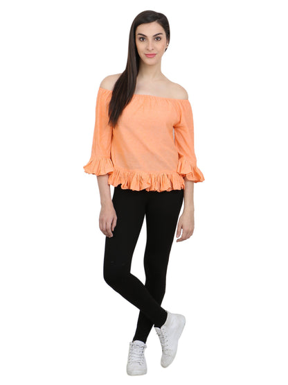 Orange Solid Top