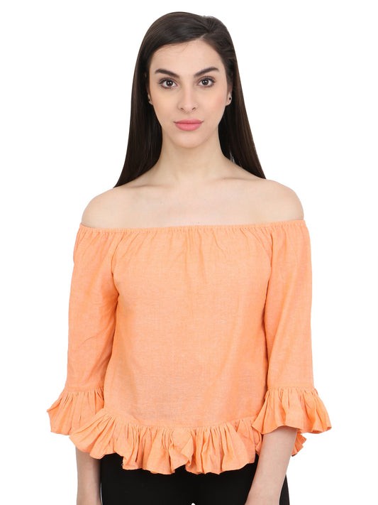 Orange Solid Top