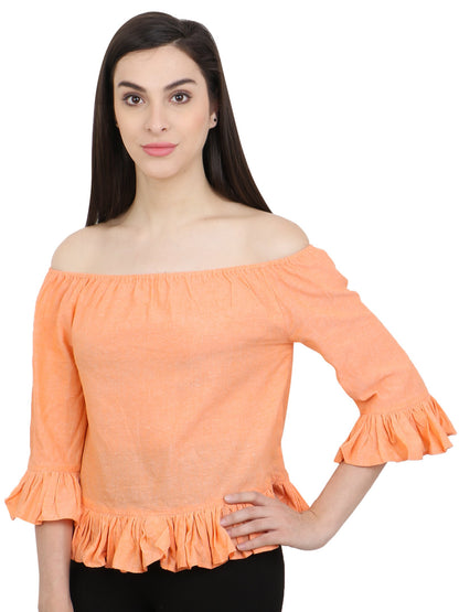 Orange Solid Top