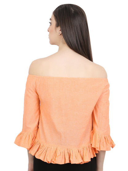 Orange Solid Top