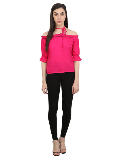 Pink Solid Top