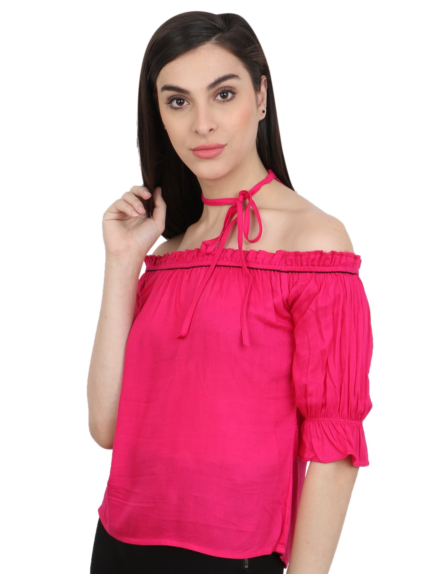 Pink Solid Top
