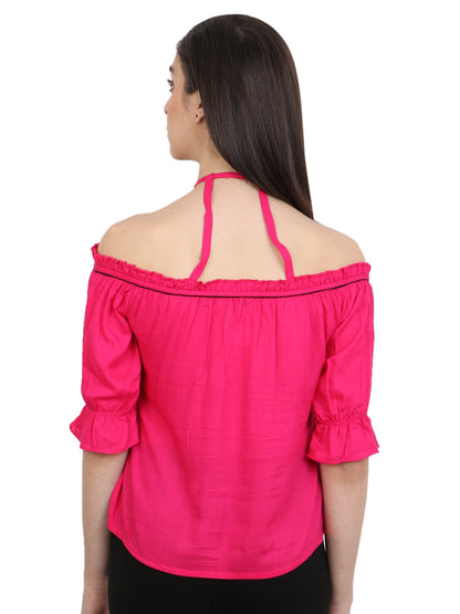 Pink Solid Top