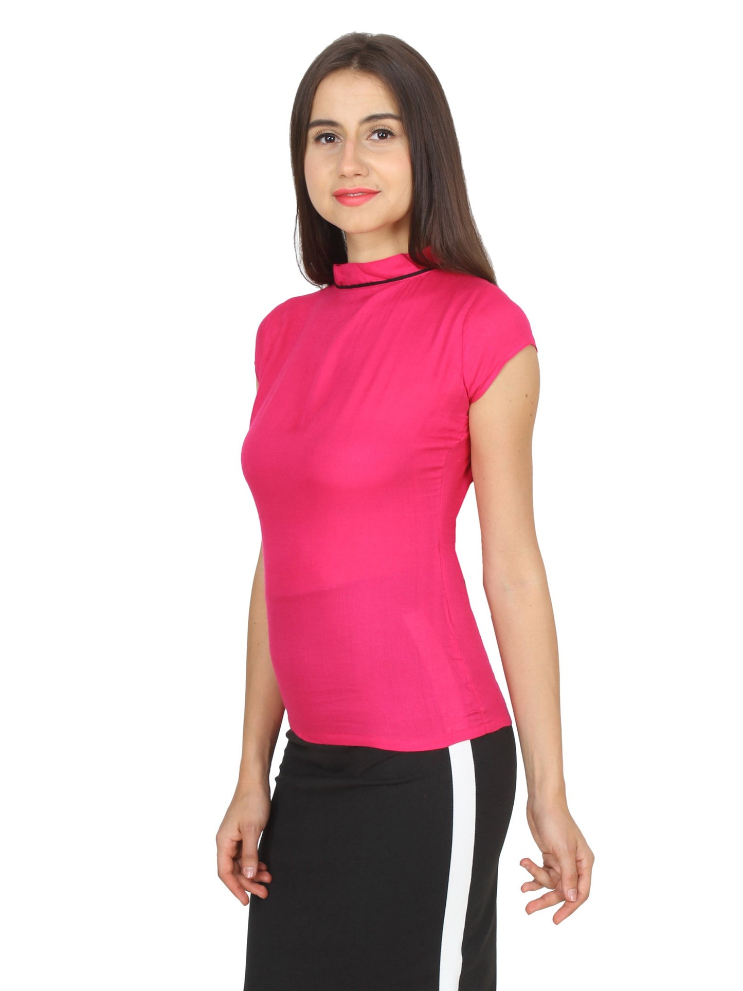 Pink Solid Top