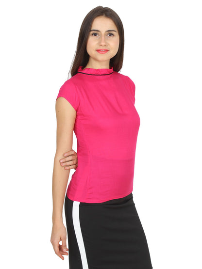 Pink Solid Top