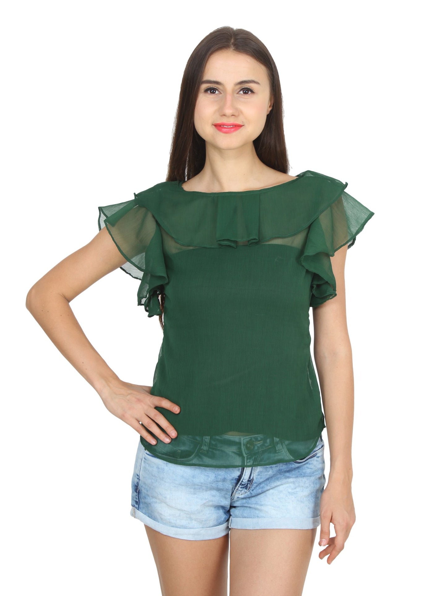 Green Solid Top