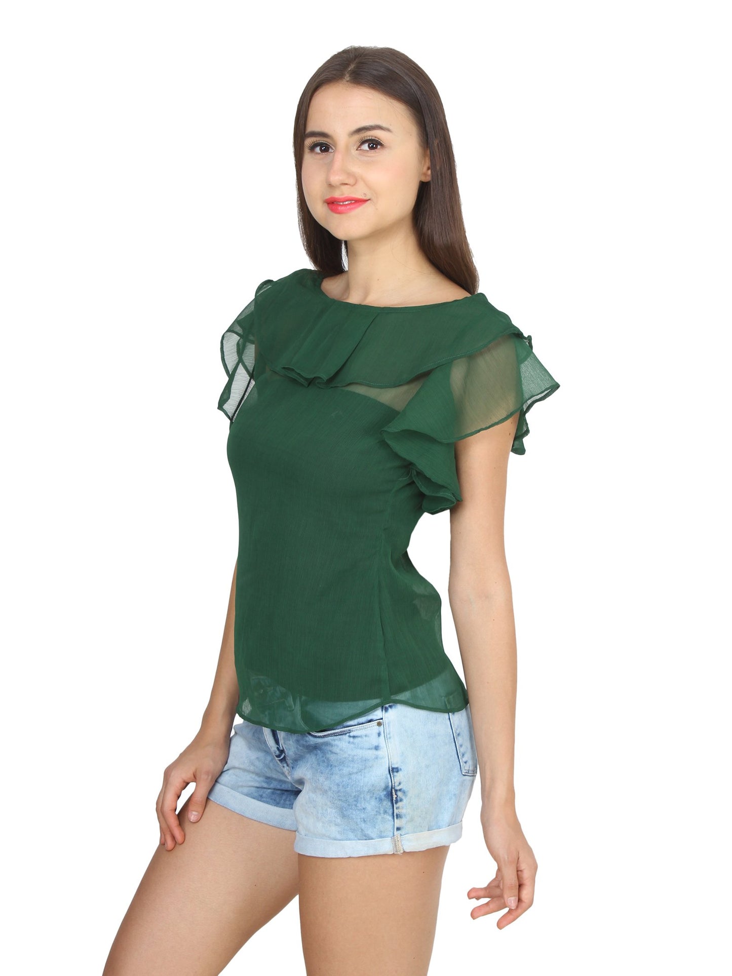 Green Solid Top