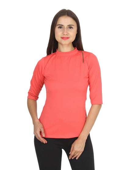 Pink Solid Top