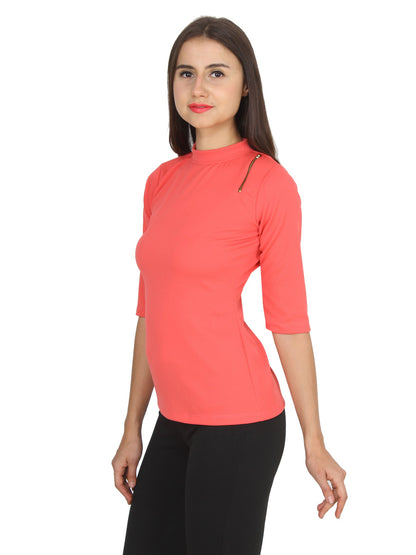 Pink Solid Top