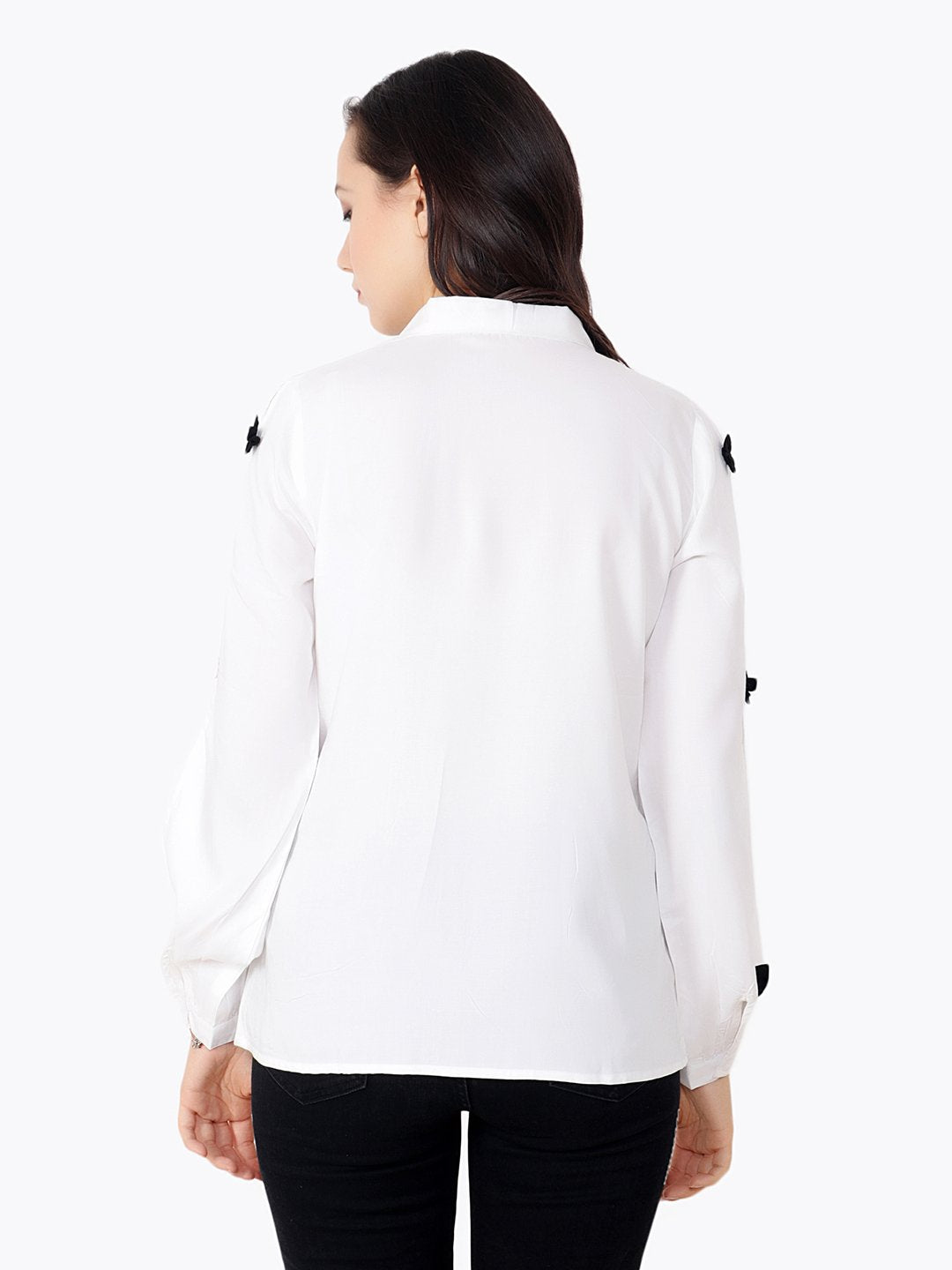 White Solid Top