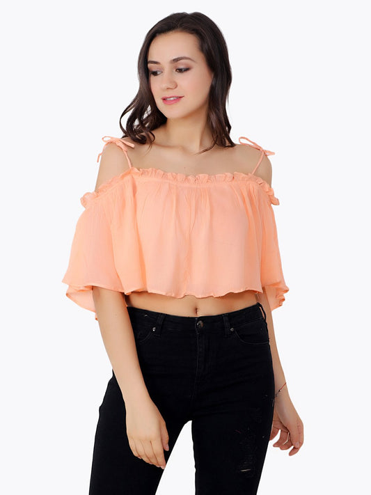 Orange Solid Top