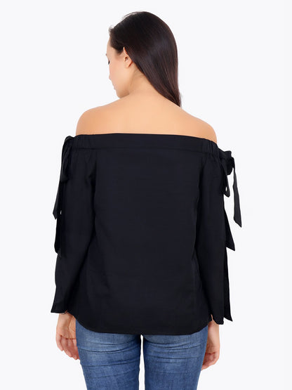 Black Solid Top