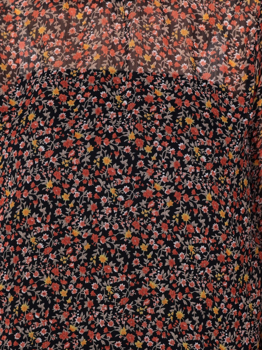 Brown Printed Top