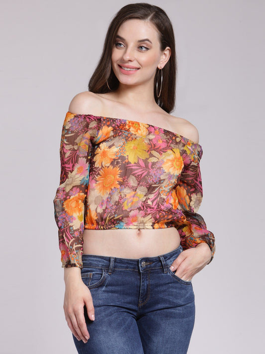 Multicolor Printed Top