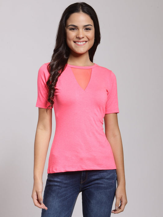 Pink Solid Top