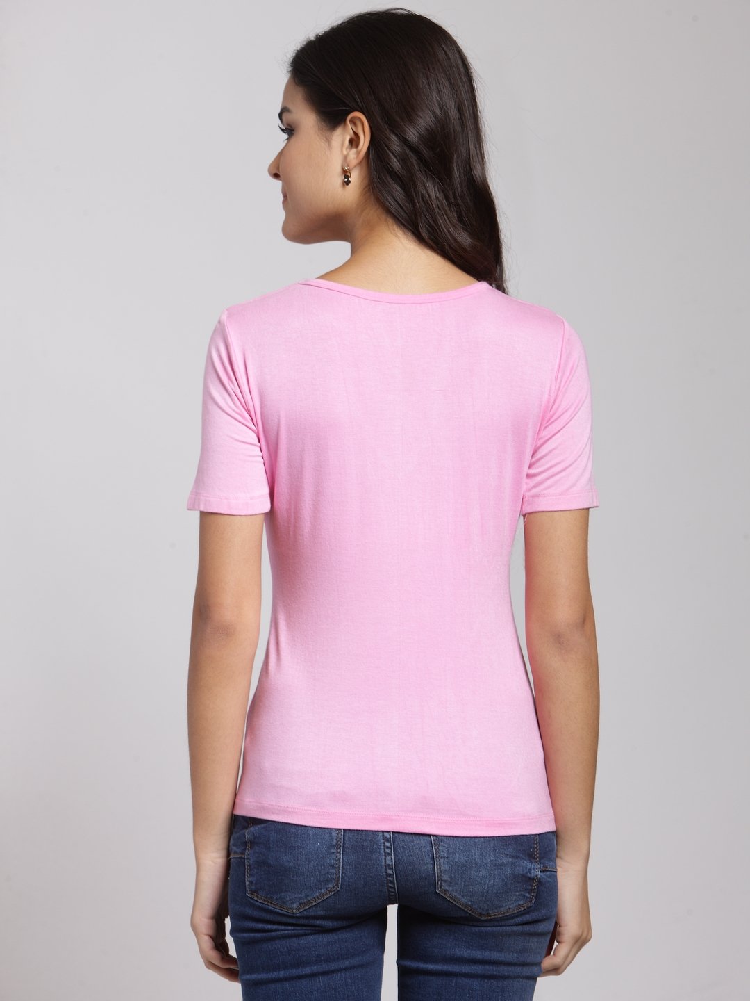 Pink Solid Top