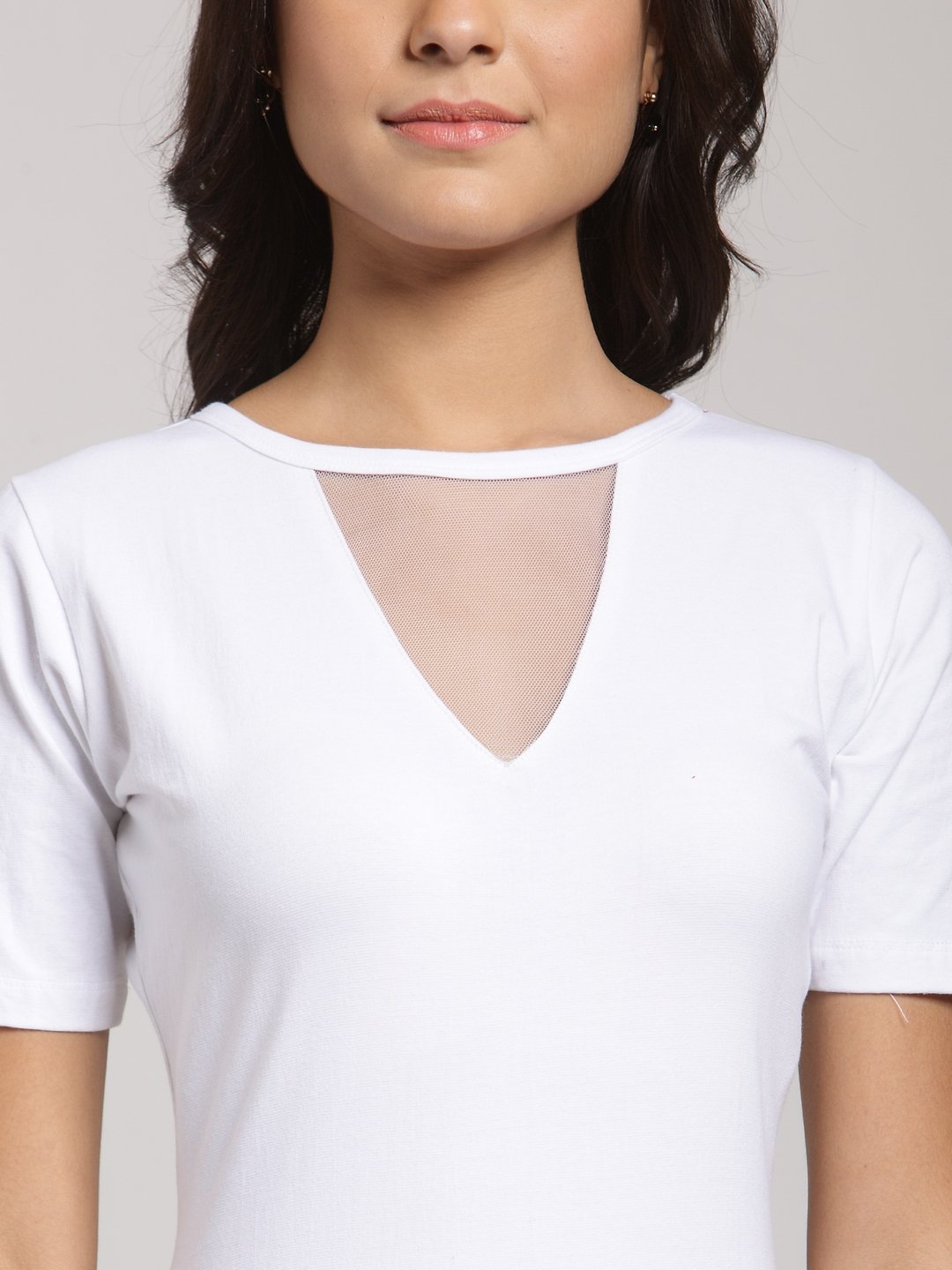 White Solid Top