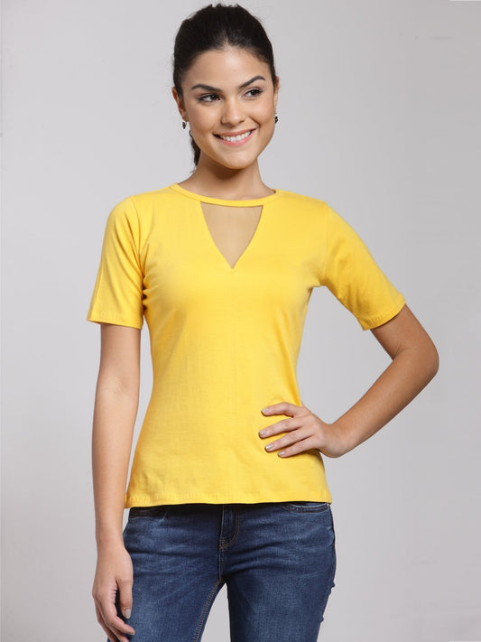 Yellow Solid Top