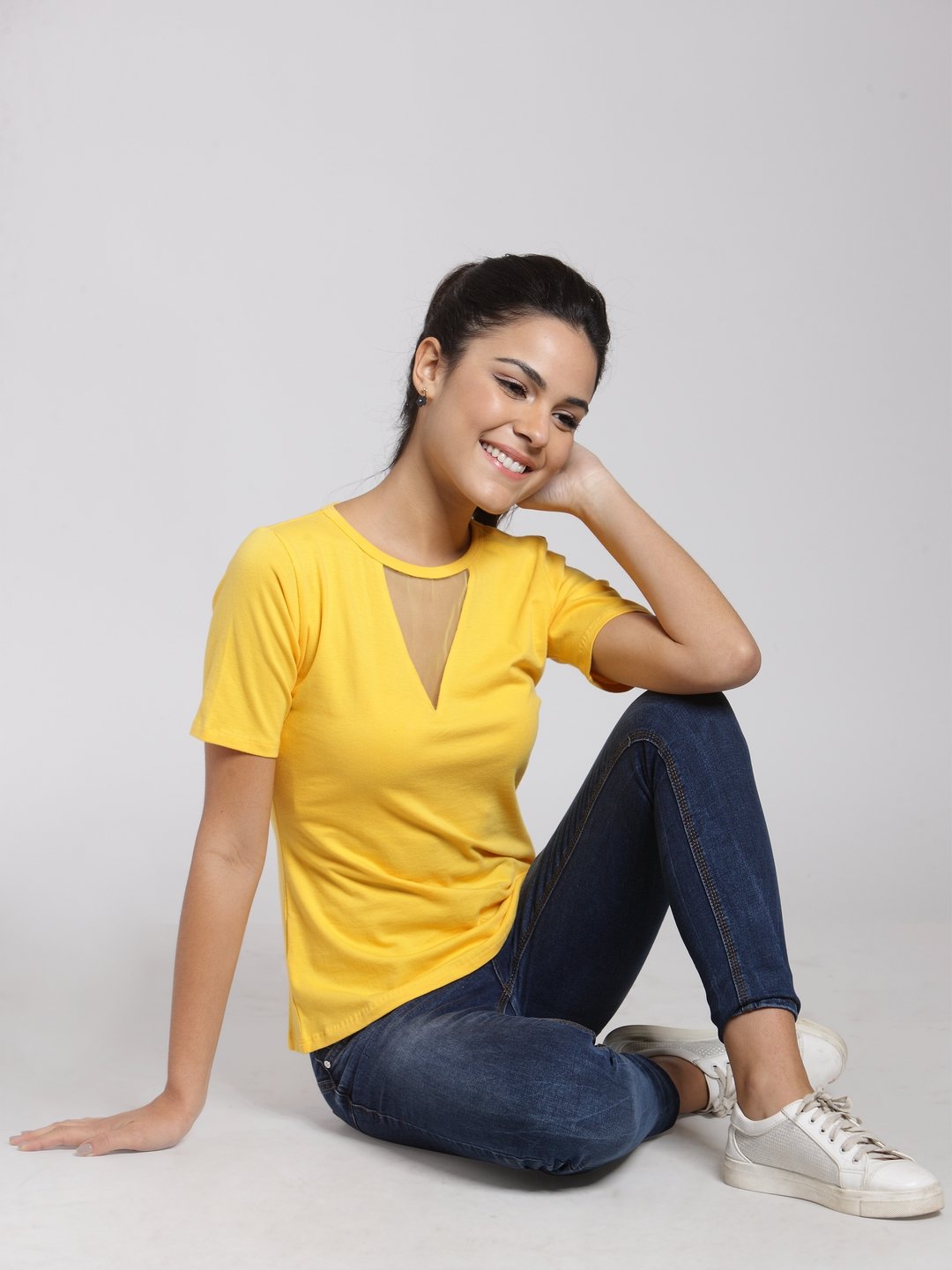 Yellow Solid Top
