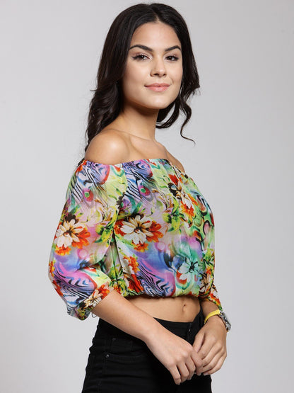 Multicolor Printed Top