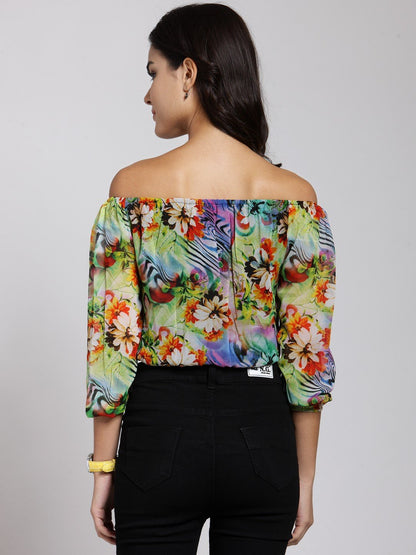 Multicolor Printed Top