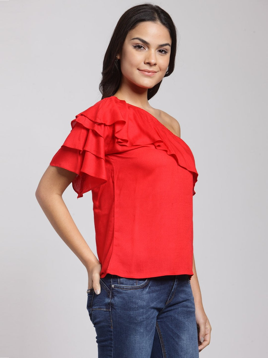 Red Solid Top