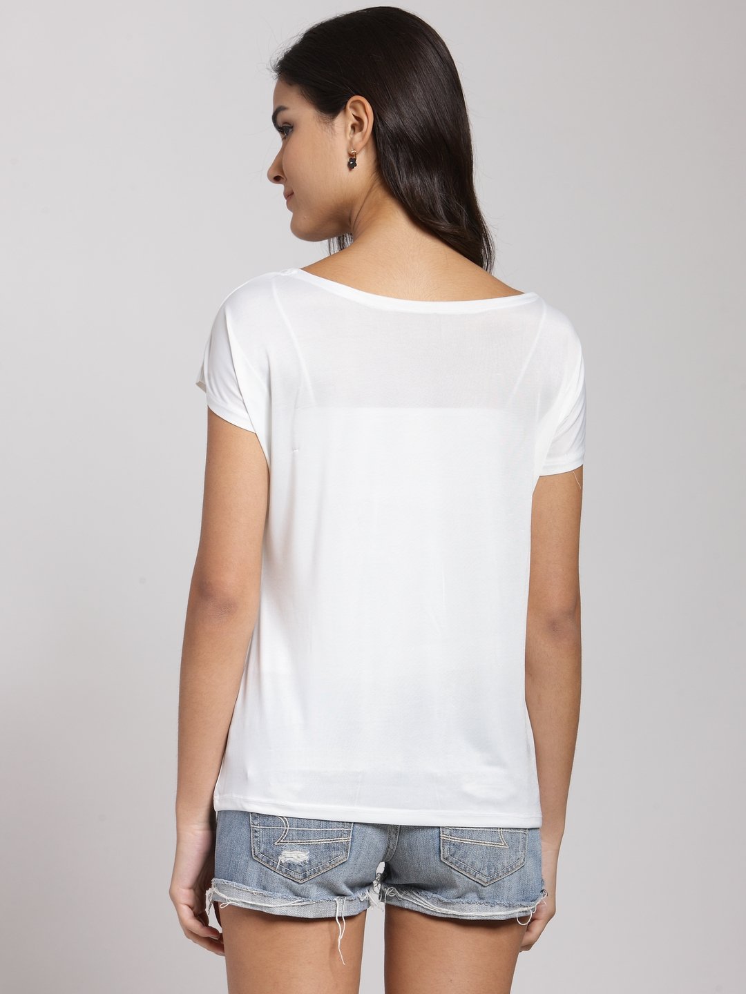 White Solid Top