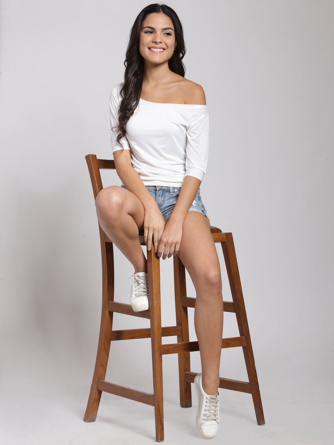 White Solid Top