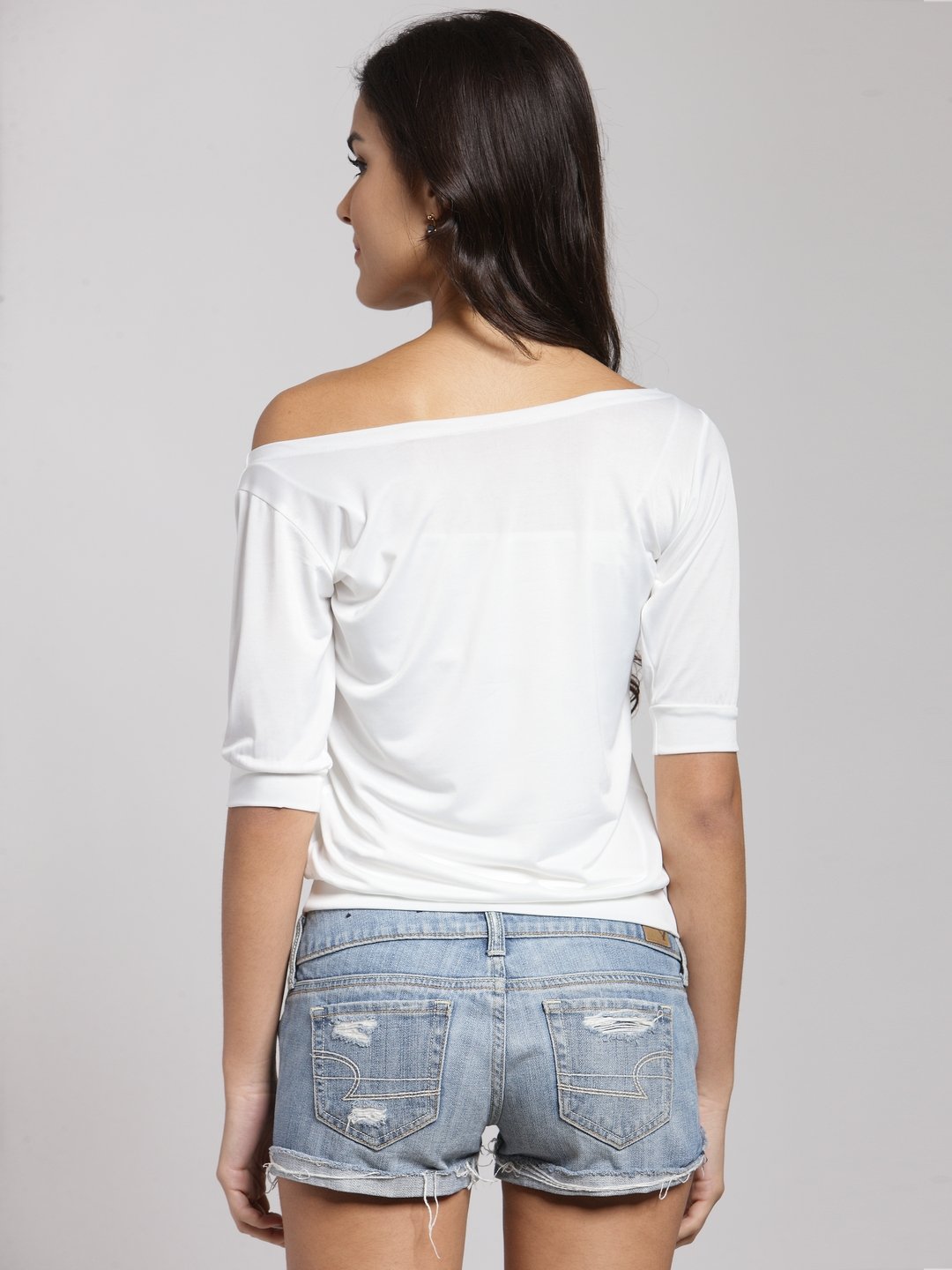 White Solid Top