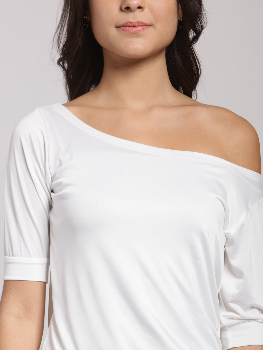 White Solid Top