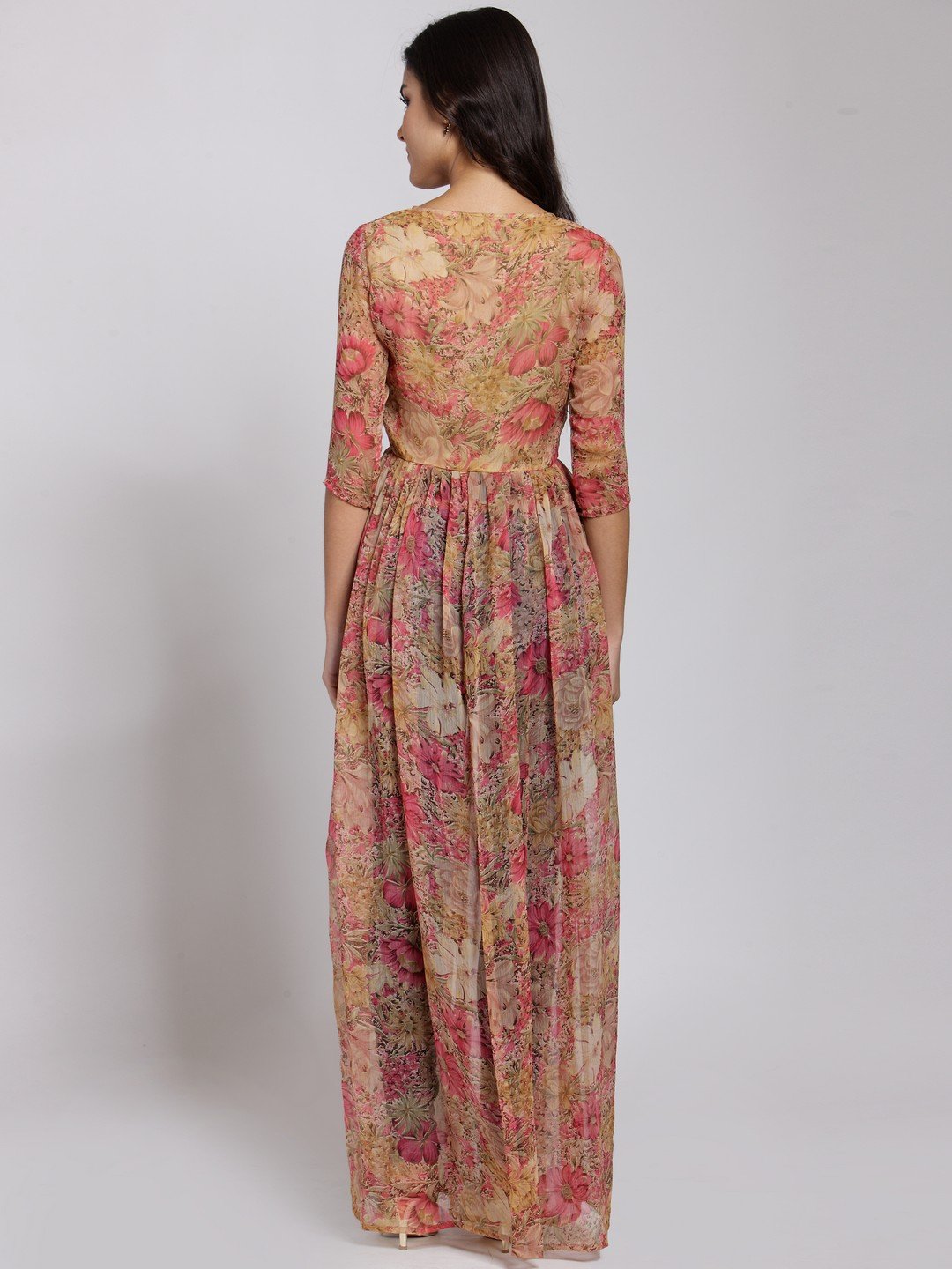 Cation Beige Printed Tunic