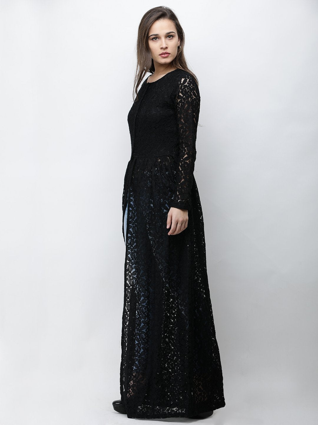 Cation Black Lace Tunic