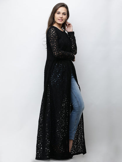 Cation Black Lace Tunic
