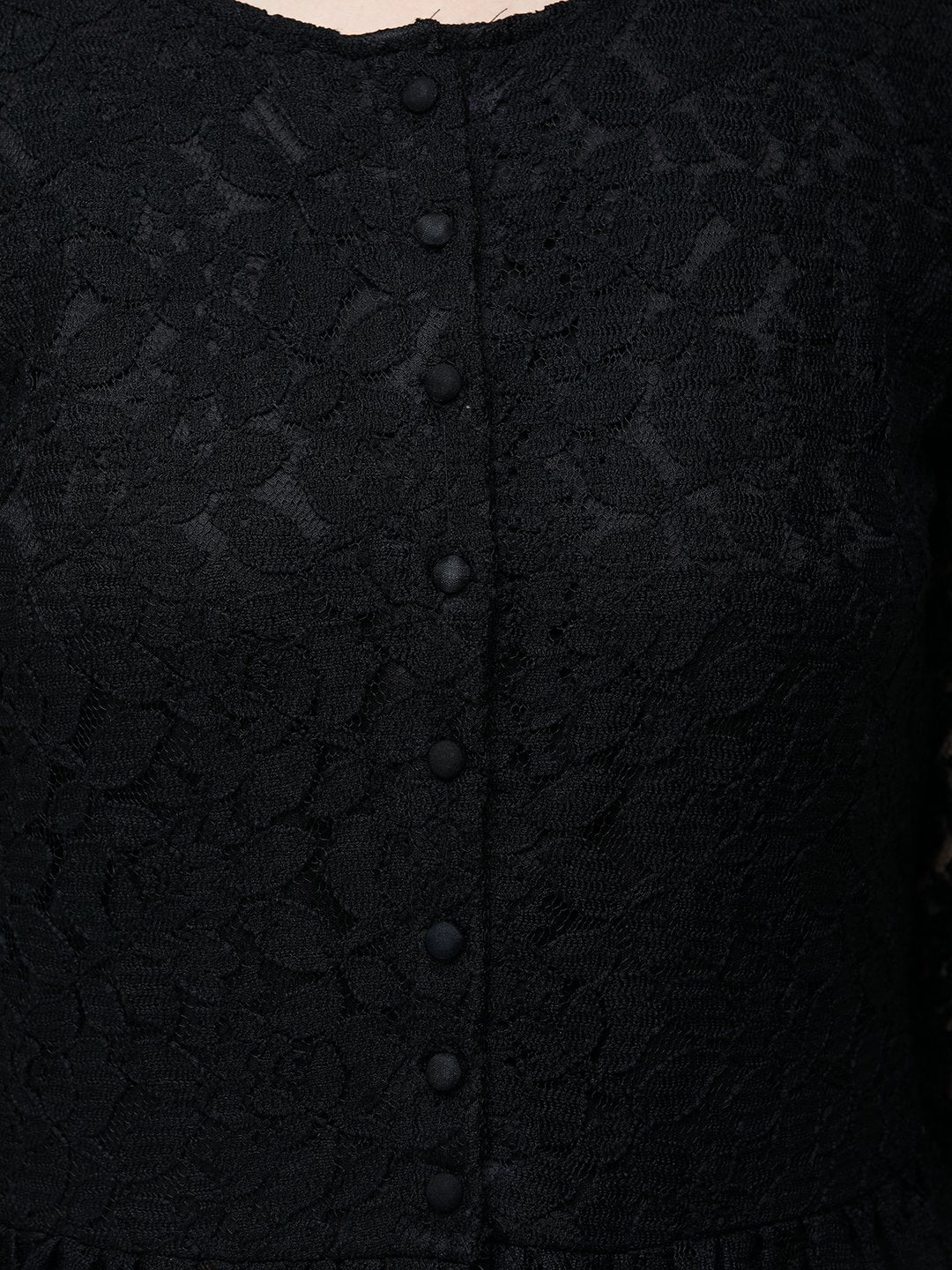 Cation Black Lace Tunic
