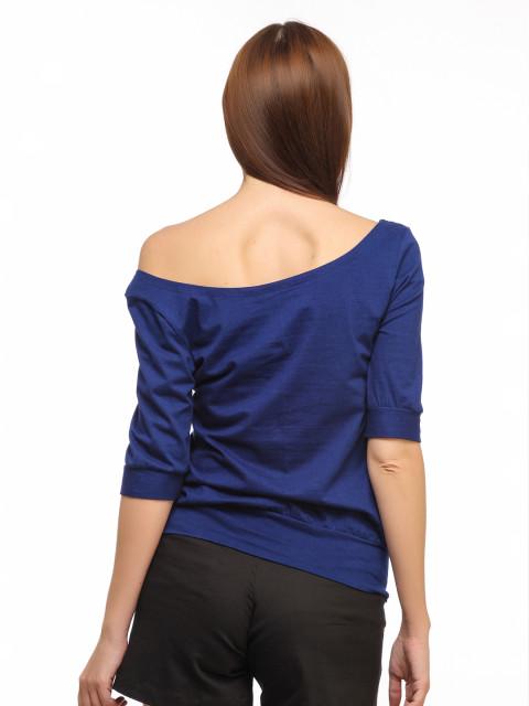 Blue Solid Top