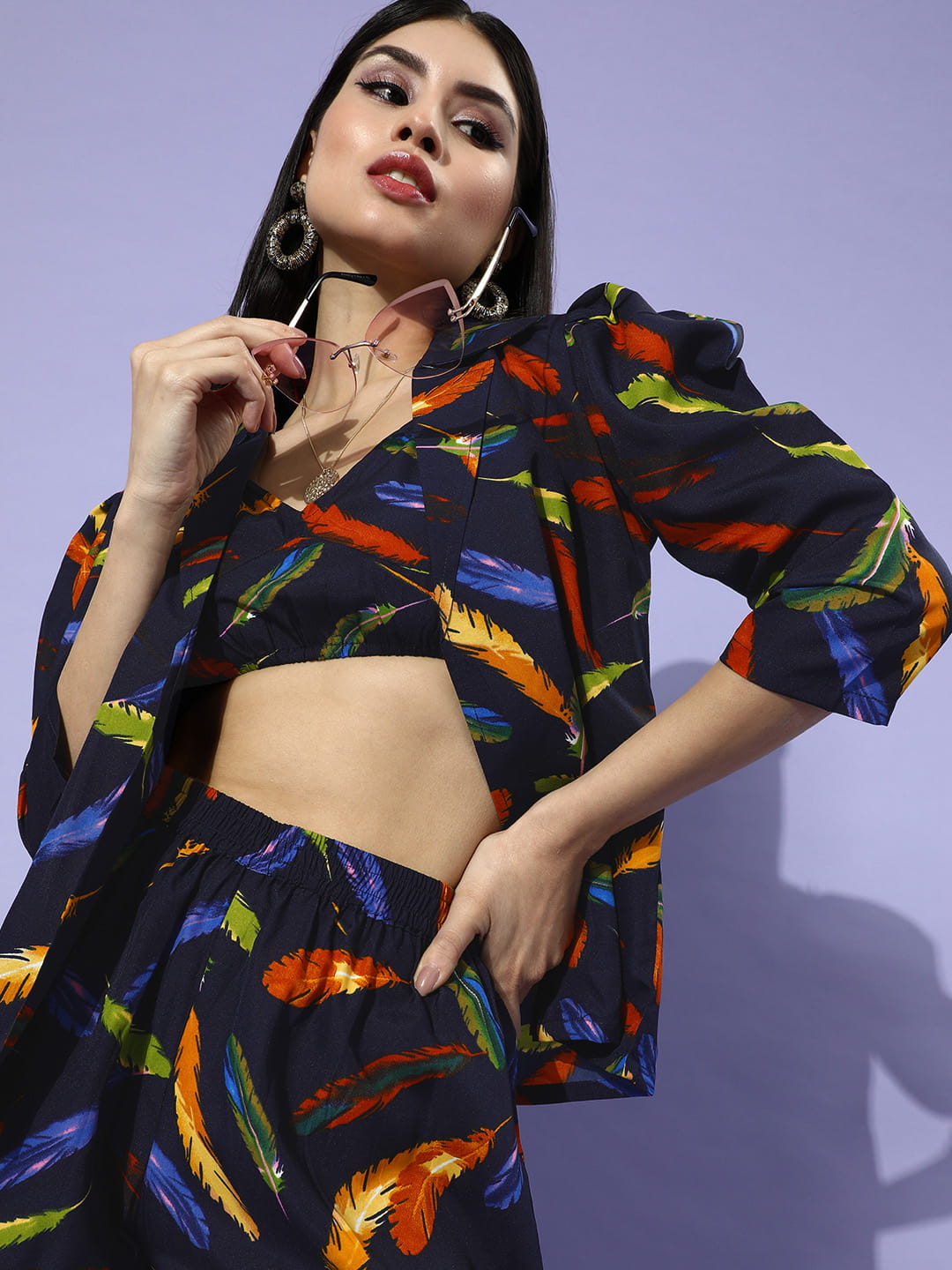 SCORPIUS Navy 3 Piece Coord set