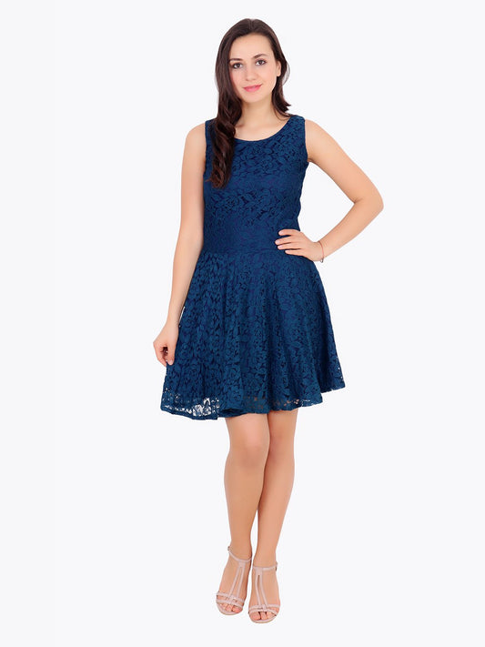 Blue Lace Dress