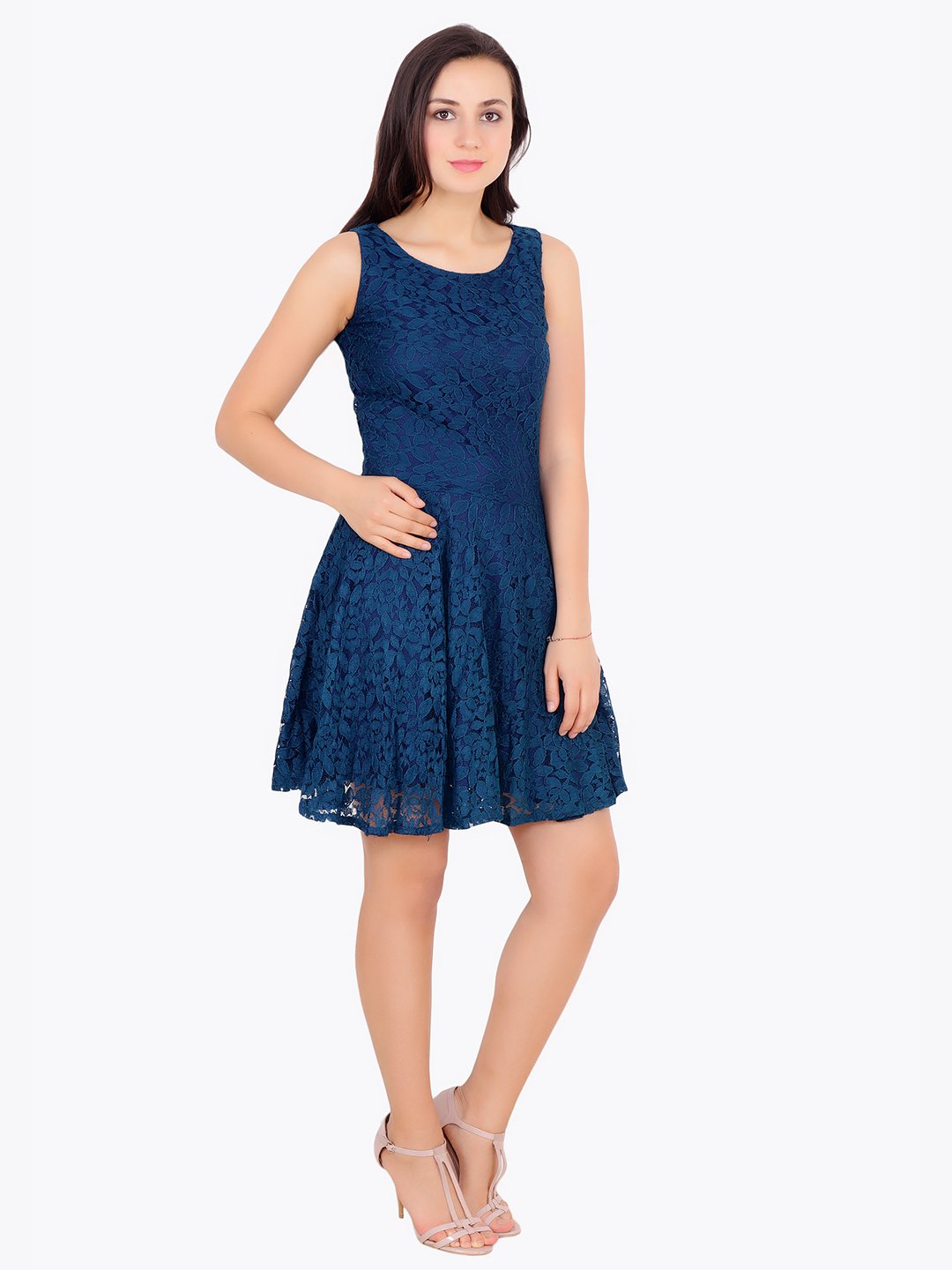 Blue Lace Dress