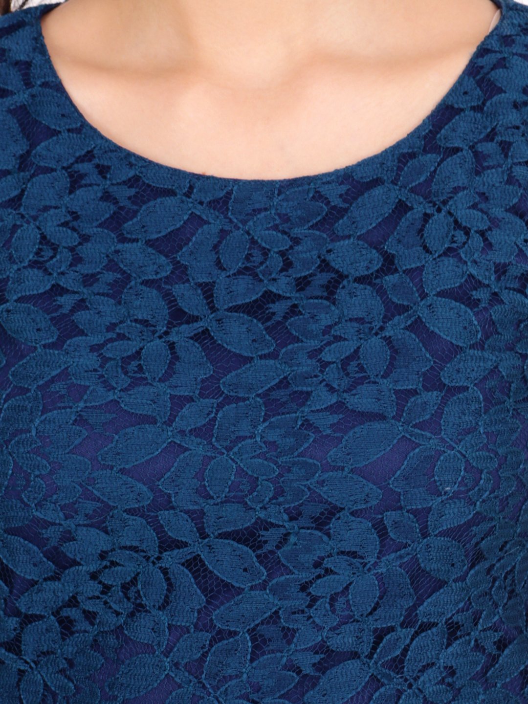 Blue Lace Dress