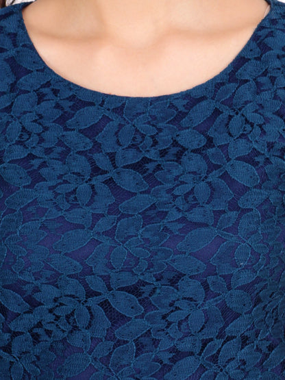 Blue Lace Dress