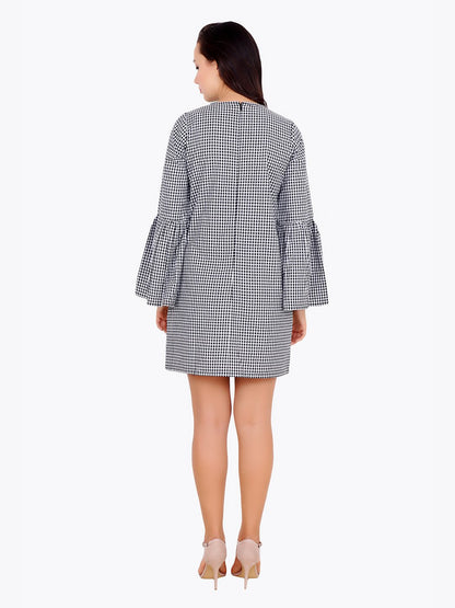 Black Checkered Dress