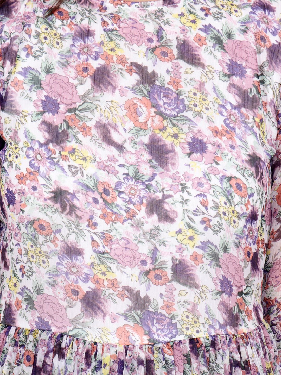 White Printed Dress