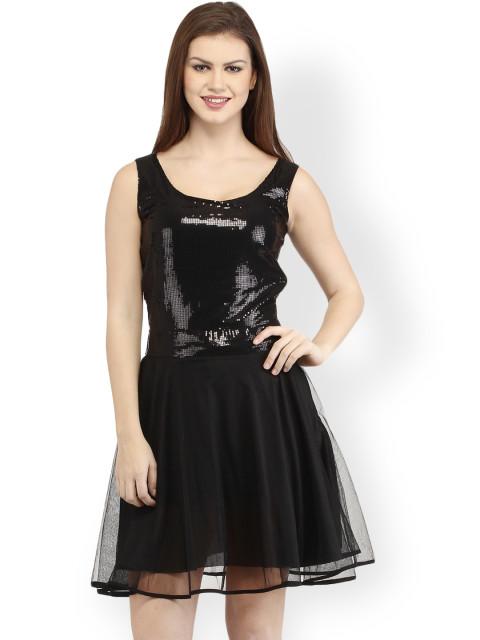 Black Sequin Dress