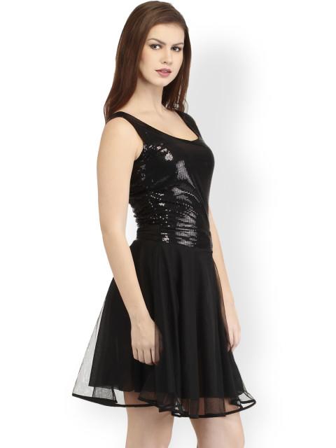 Black Sequin Dress