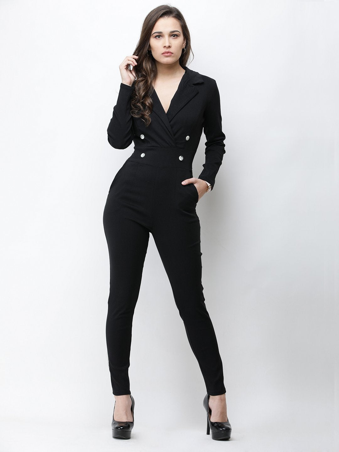Cation Black Jumpsuit
