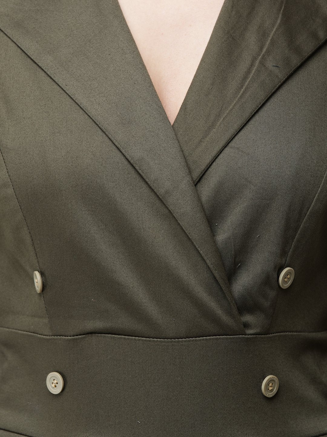 Cation Olive Green Jumpsuit