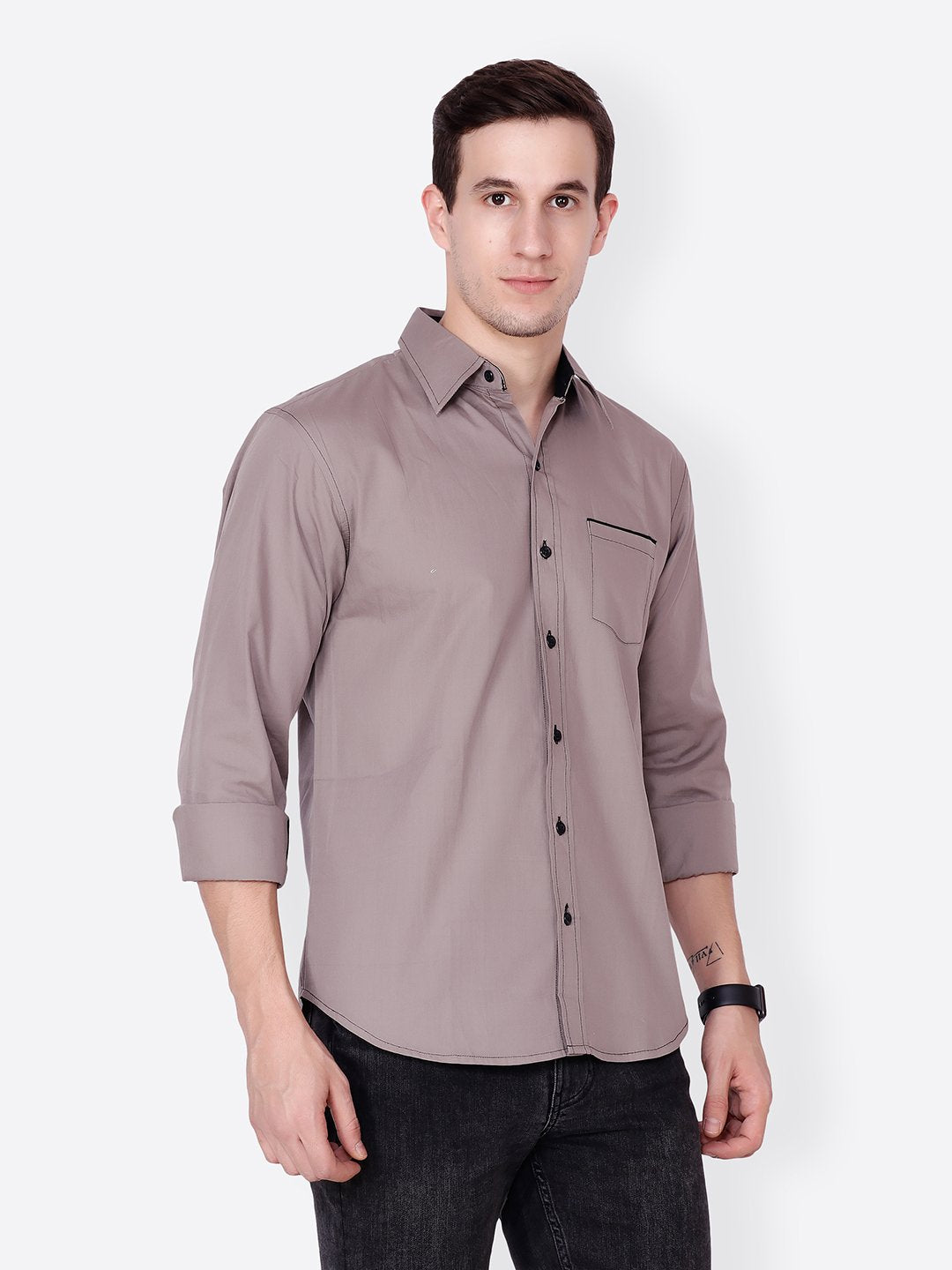 Cation Men Gray Shirt